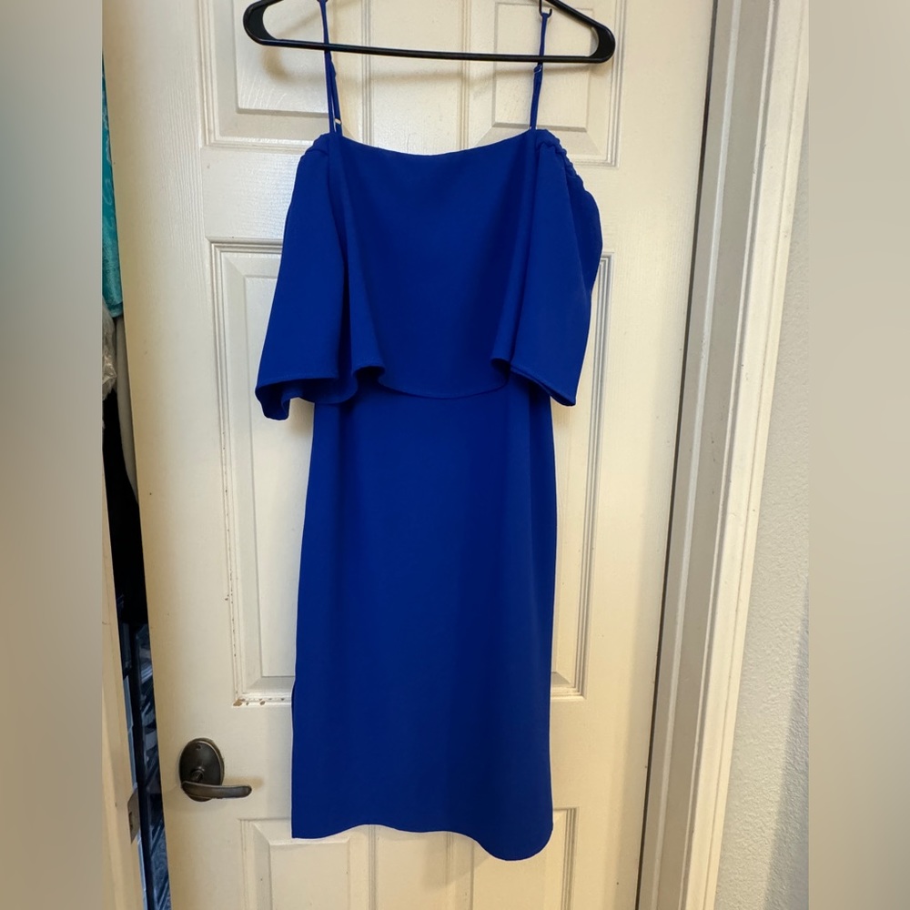 Charles Henry | Cobalt Blue Cocktail Dress